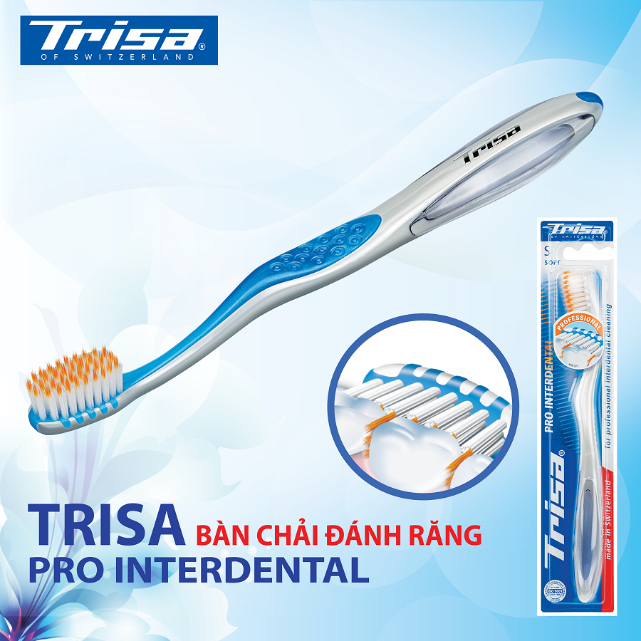 Vỉ Đôi Bàn Chải Đánh Răng Trisa Pro Interdental