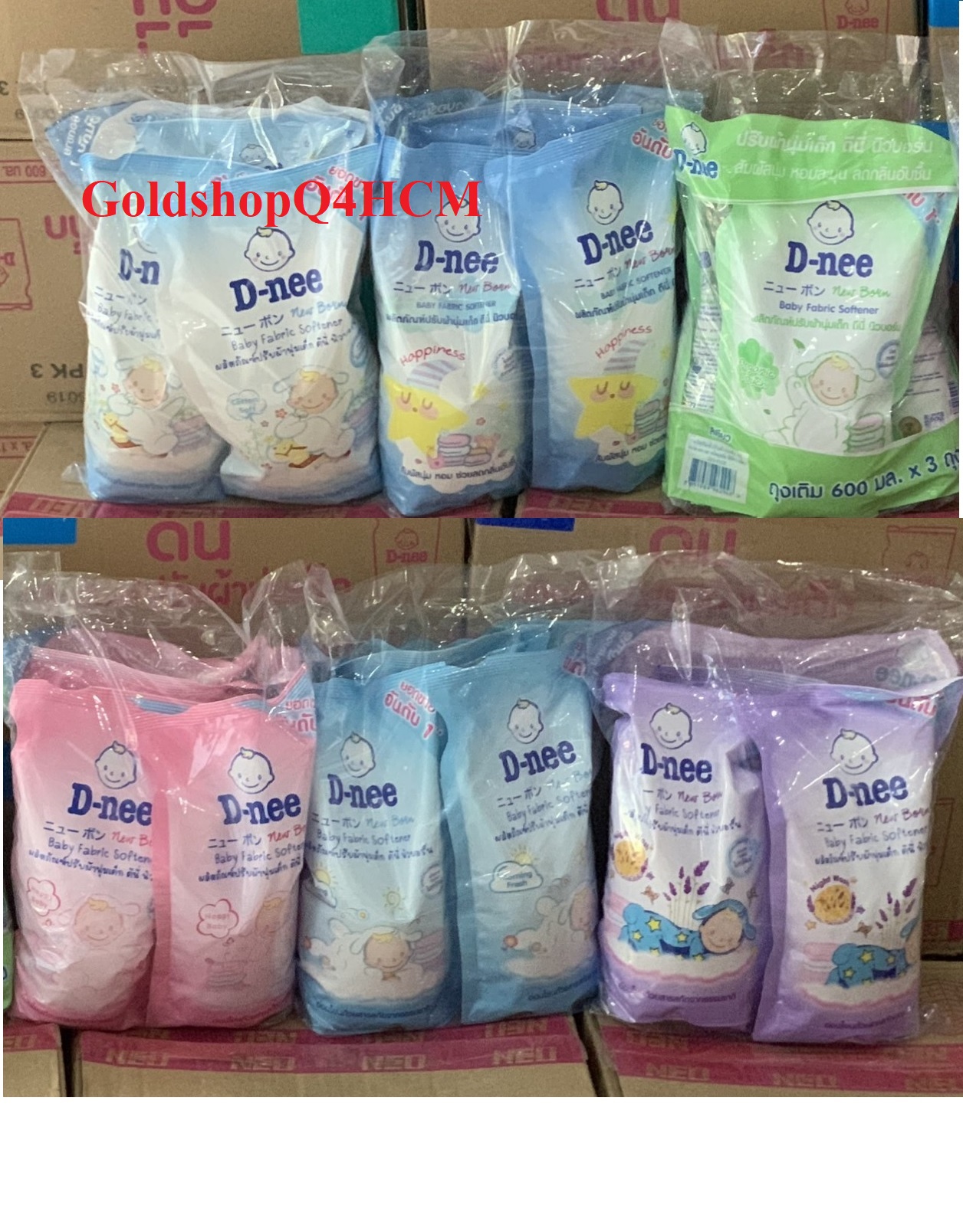 HCM- NƯỚC XẢ DNEE TÚI 600ML THÁI LAN