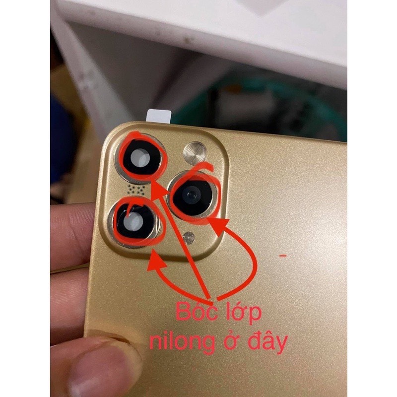 Miếng dán độ lưng cho iPhone XR lên iPhone 13