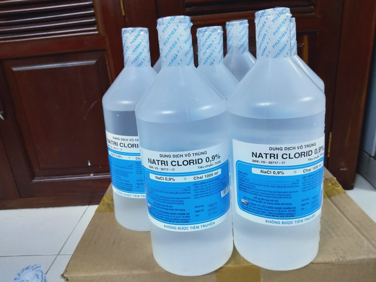 (HCM) Nước muối súc miệng ( Natri Clorid 0.9%)