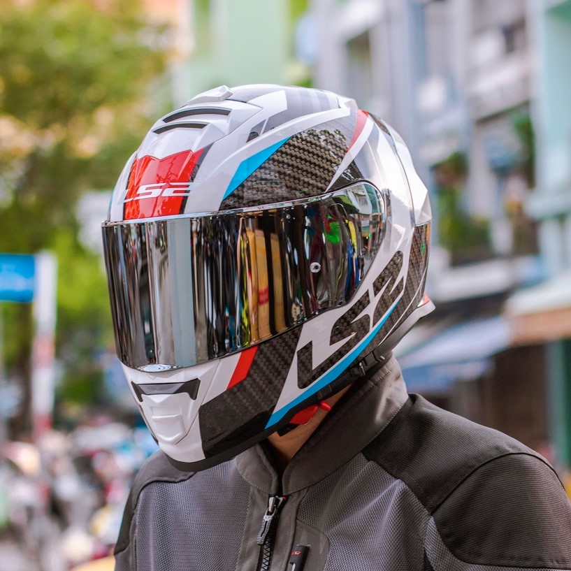 [TẶNG PINLOCK] Mũ Bảo Hiểm Fullface LS2 FF800 STORM RACER – 2 Kính