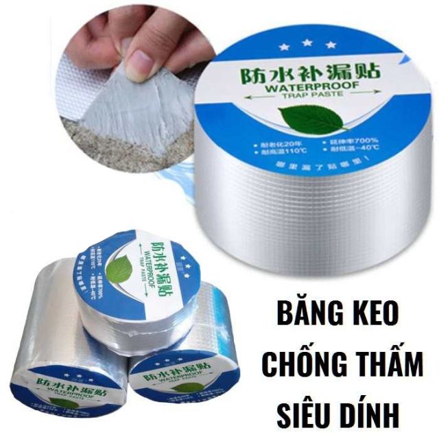Băng keo BĂNG KEO CHỐNG THẤM Băng Keo Bê Tông Siêu Dính Khổ Rộng 5-10cm gắn trên tất cả các bề mặt như gỗ kính nhựa tôn sắt bê tông gốm sứ... Băng keo dán chống Trơn Trượt Có Thể Tái Sử Dụng