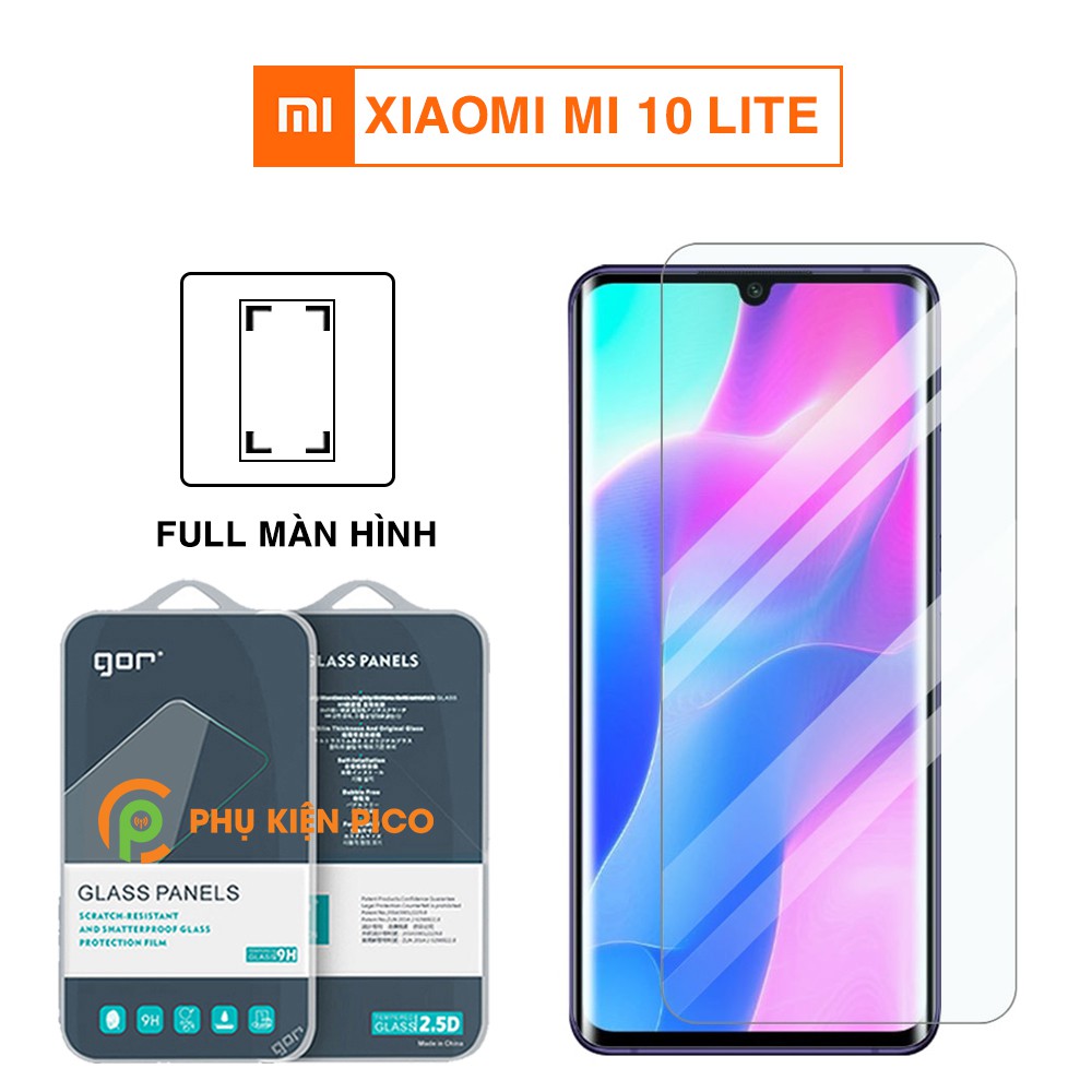 Kính cường lực Xiaomi Mi 10T Pro / Mi 10T / Mi 10T Lite / Mi 11 / Mi 10 Lite / Mi 11 Lite / Mi 11i full màn hình chính hãng Gor dùng chung với mọi loại ốp lưng