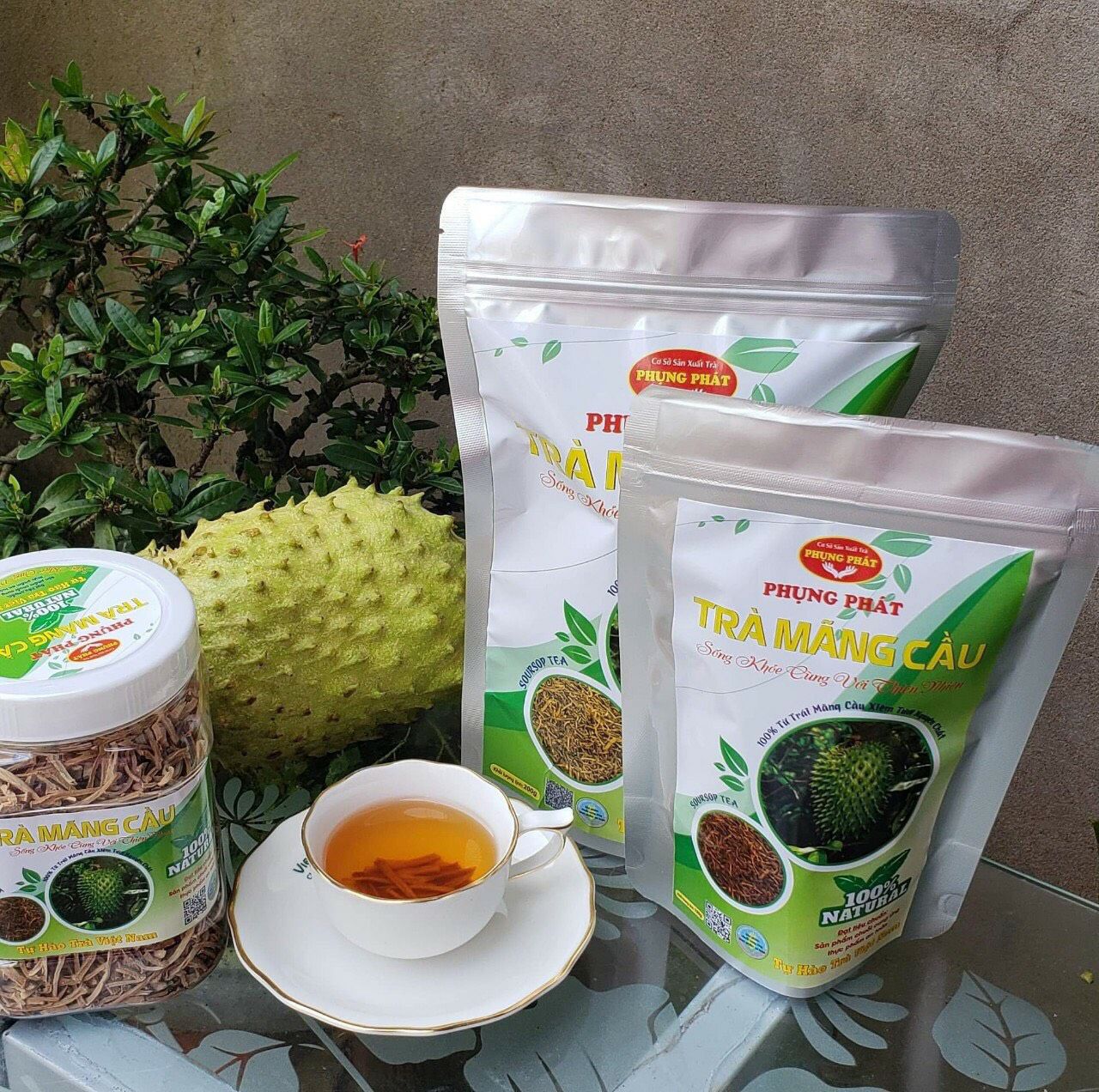 TRÀ MÃNG CẦU PHỤNG PHÁT TÚI 200G