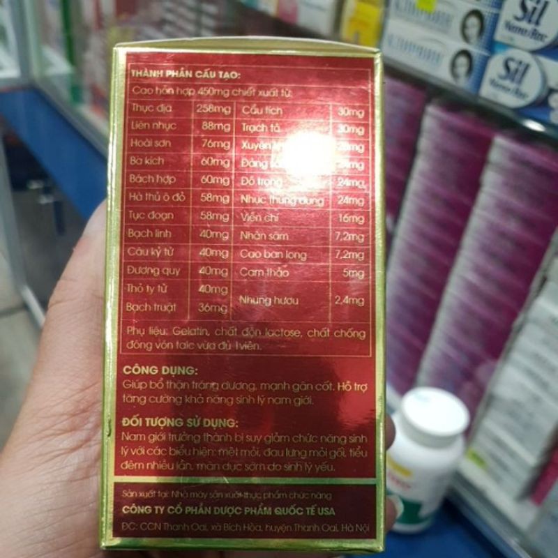 Sâm nhung bổ thận TW2