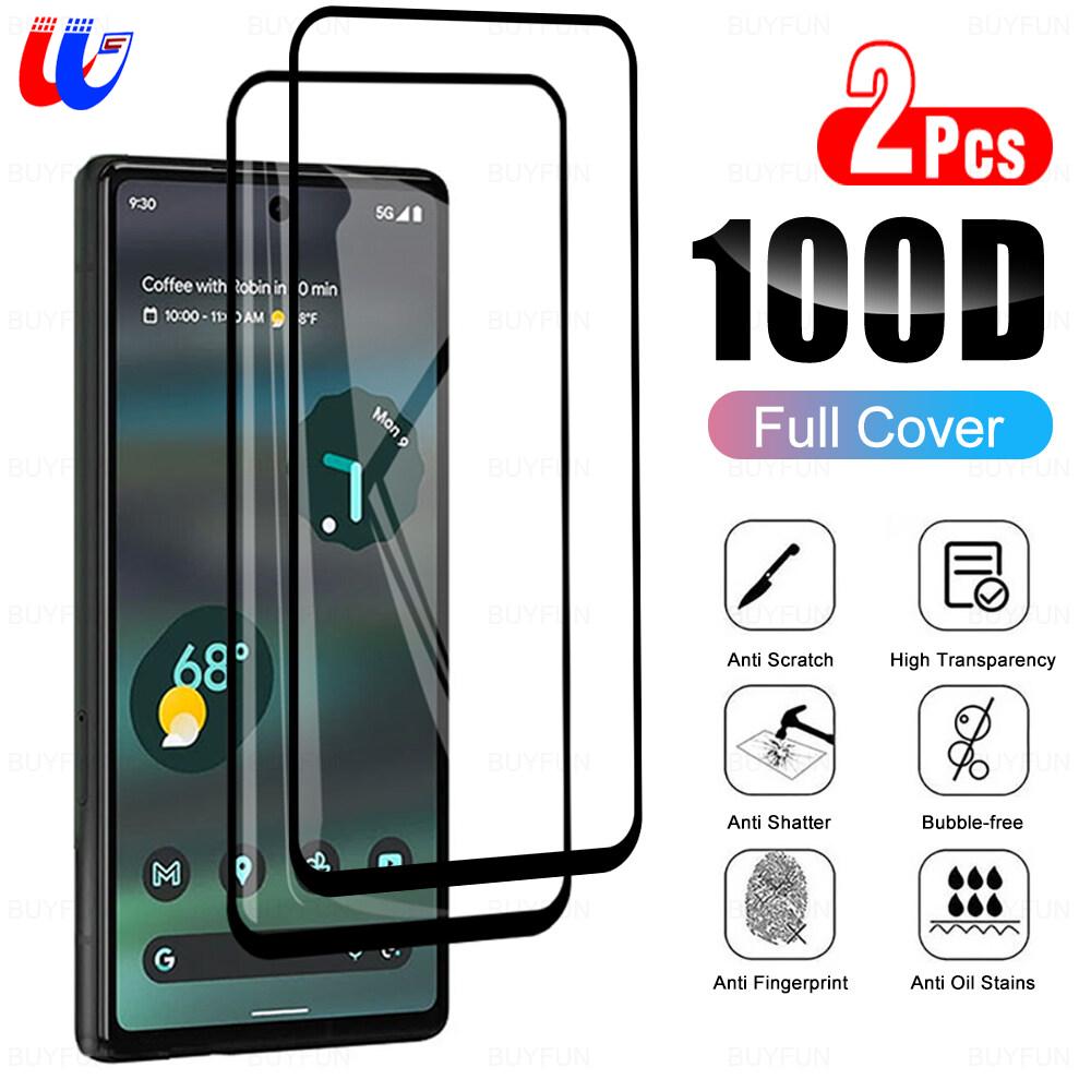 2 Chiếc Kính Cường Lực Cho Google Pixel 6a Bảo Vệ Toàn Màn Hình Fim Cho
