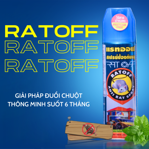 Bình Xịt Đuổi Chuột Rat Off Thái Lan