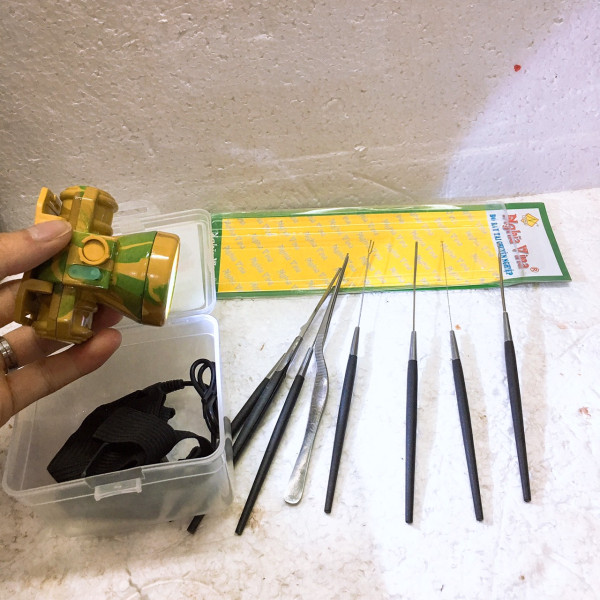 Combo Bộ Lấy Ráy Tai Và Đèn Đội Đầu Lấy Ráy Tai