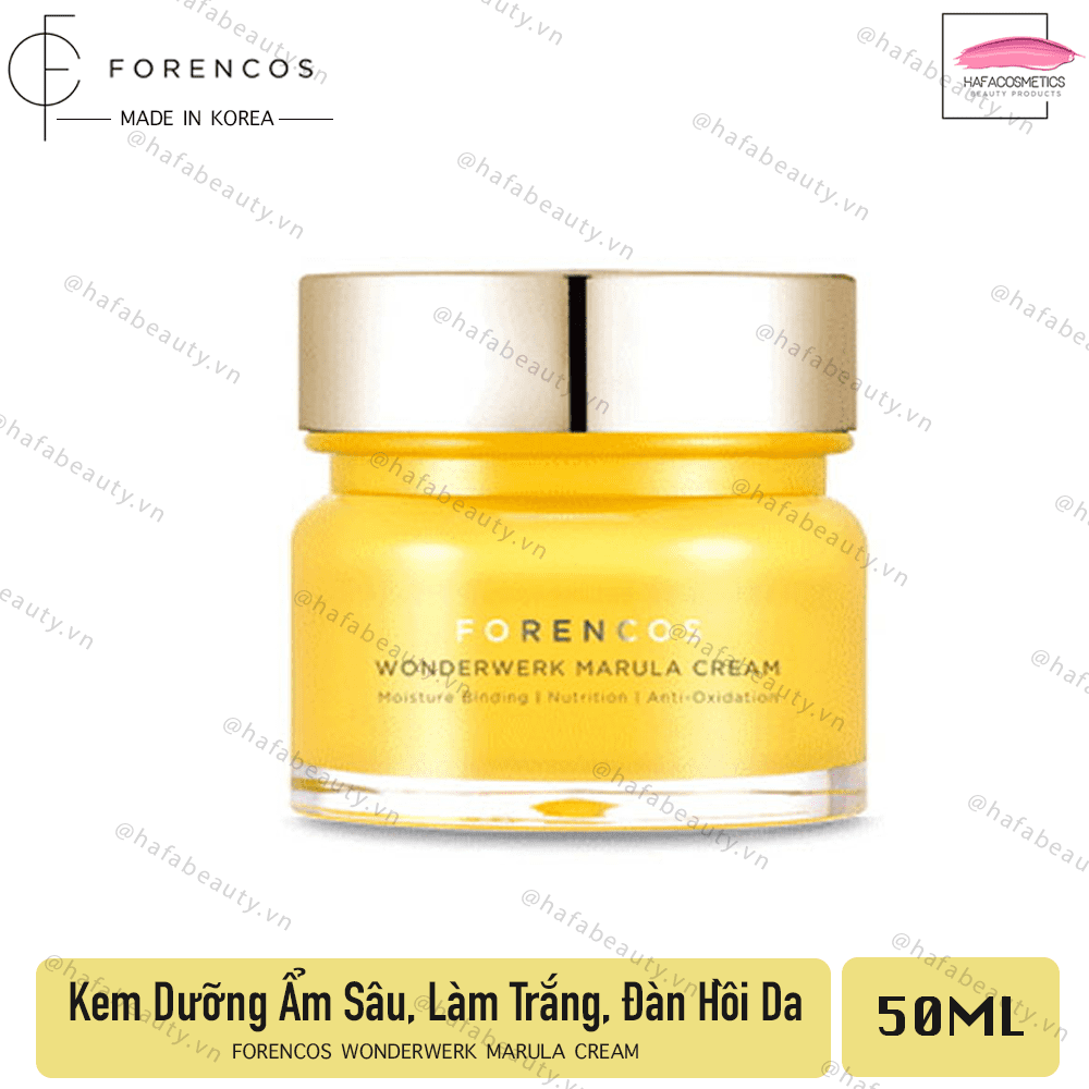 Cream deep moisturizing, nourishing White, stretch ball leather night forencos Wonderwerk marula cream