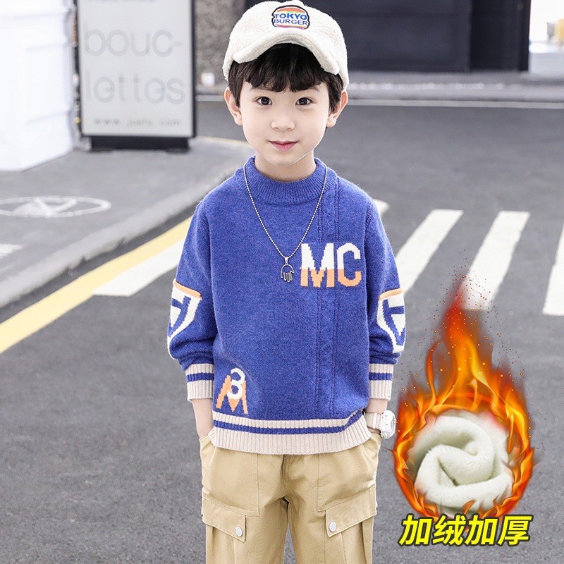 ABE11 - ÁO LEN CỔ LỌ QCCC SỢI DỆT MC CHO BÉ