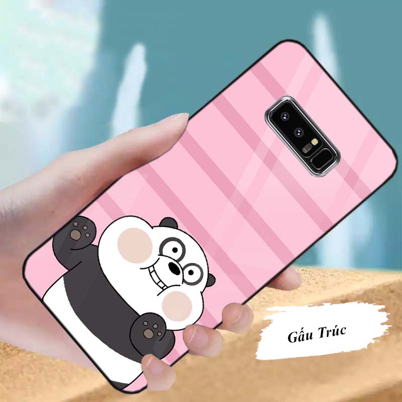 Ốp Samsung Galaxy Note 8 Lưng Kính Cường Lực Sáng Bóng