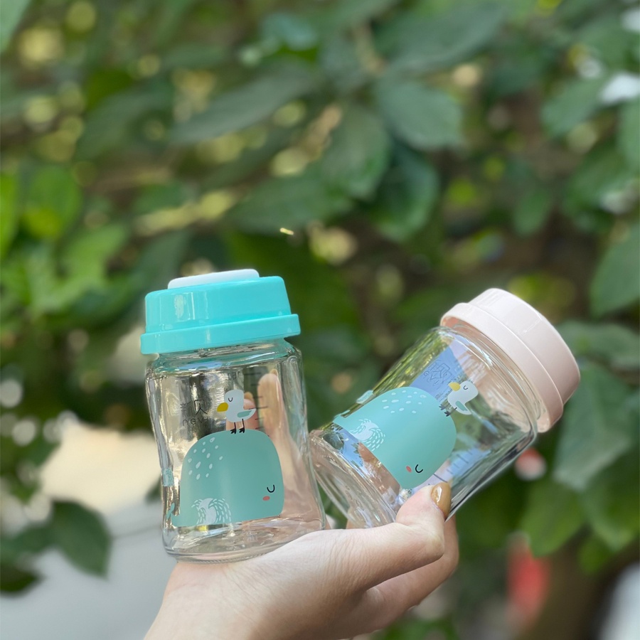 Bình trữ sữa NEVI thuỷ tinh