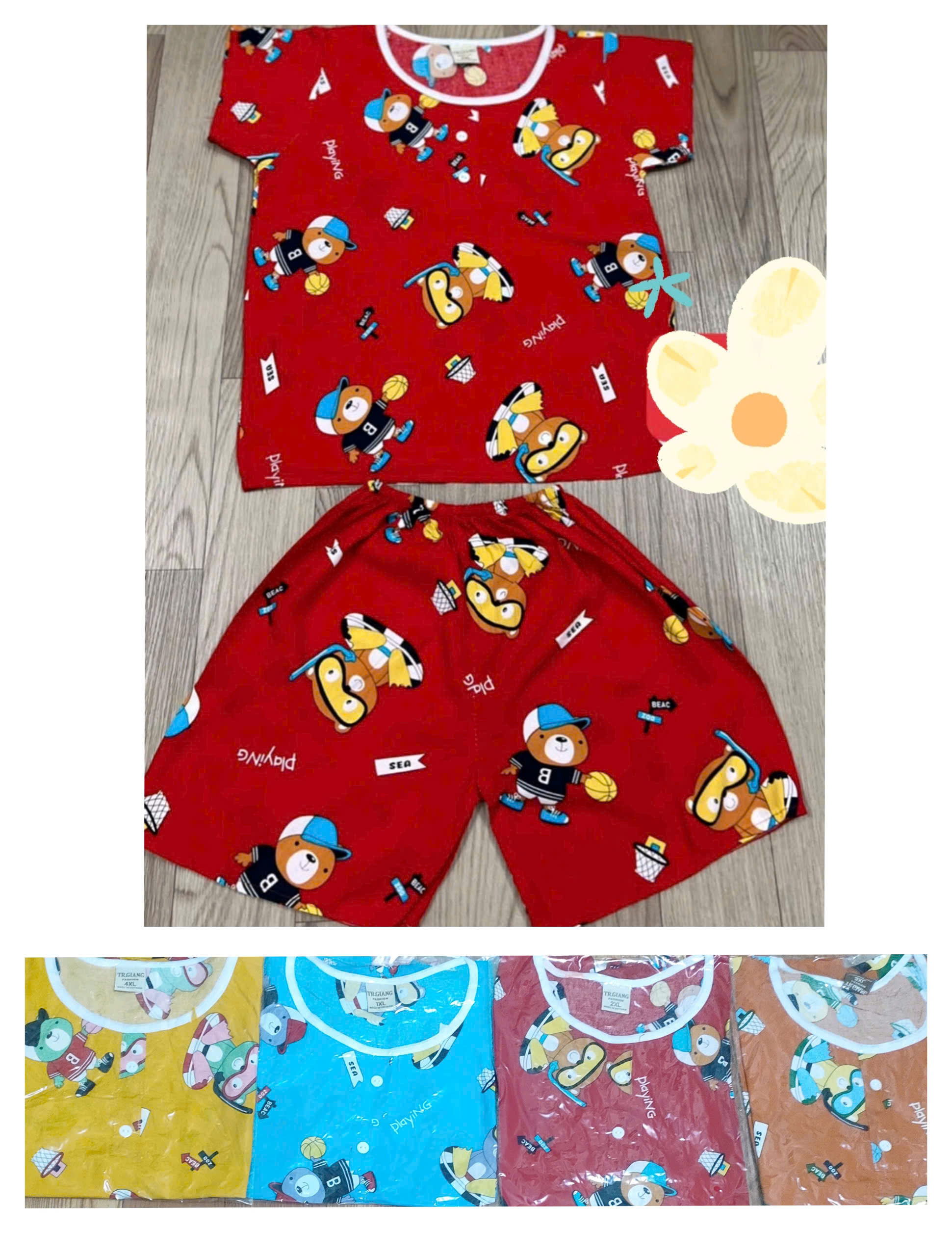 Bộ Tole Bé Trai (18-26kg) (giao màu ngẫu nhiên)