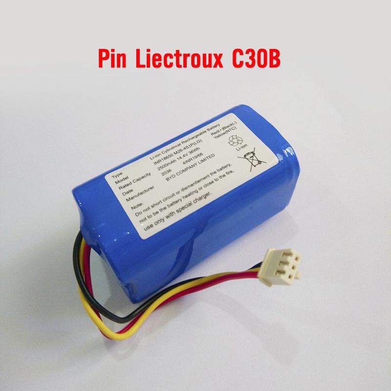PIN ROBOT HÚT BỤI  LIECTROUX C30B