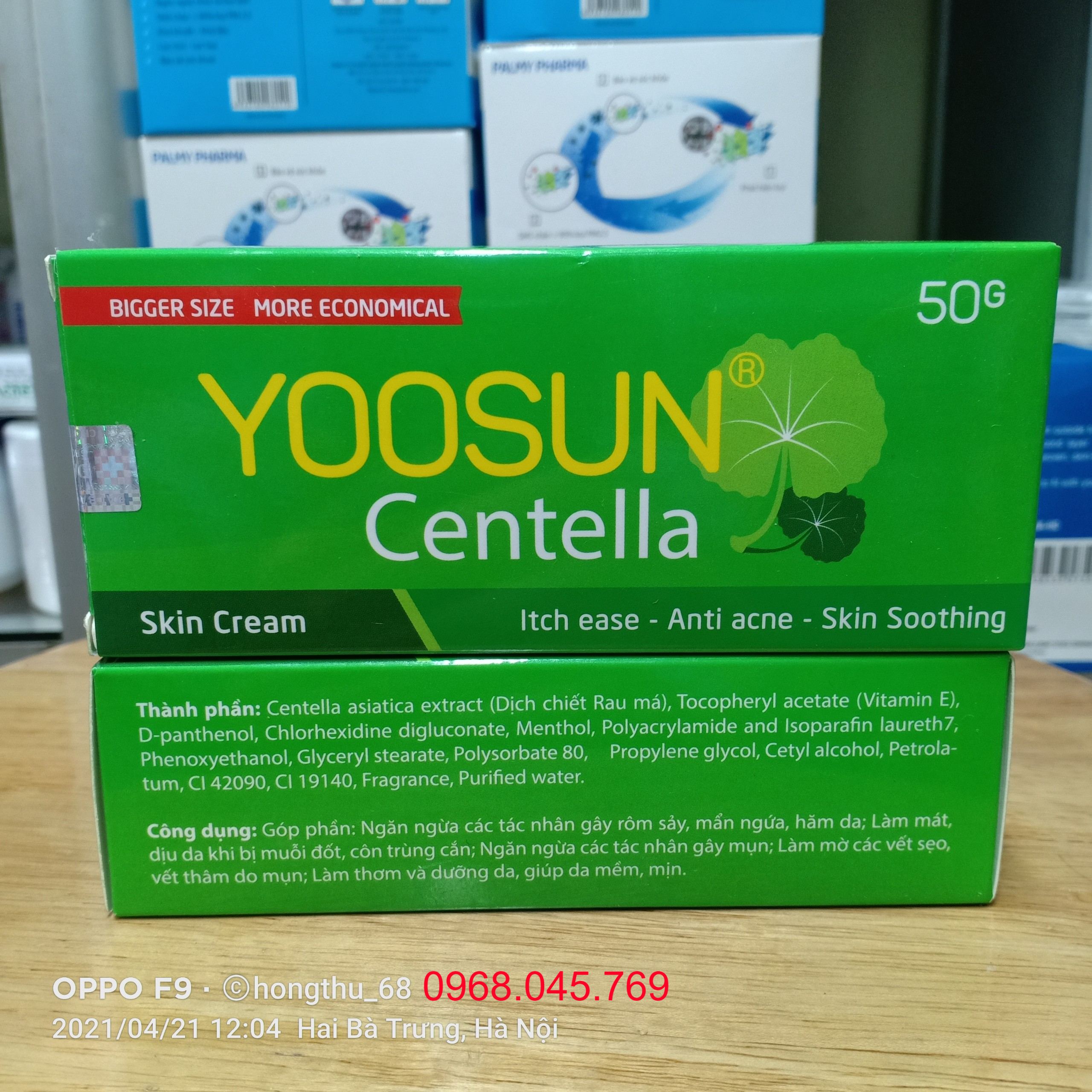 KEM YOOSUN RAU MÁ ngừa mụn - mát da (tuýp lớn hơn - tiết kiệm hơn)