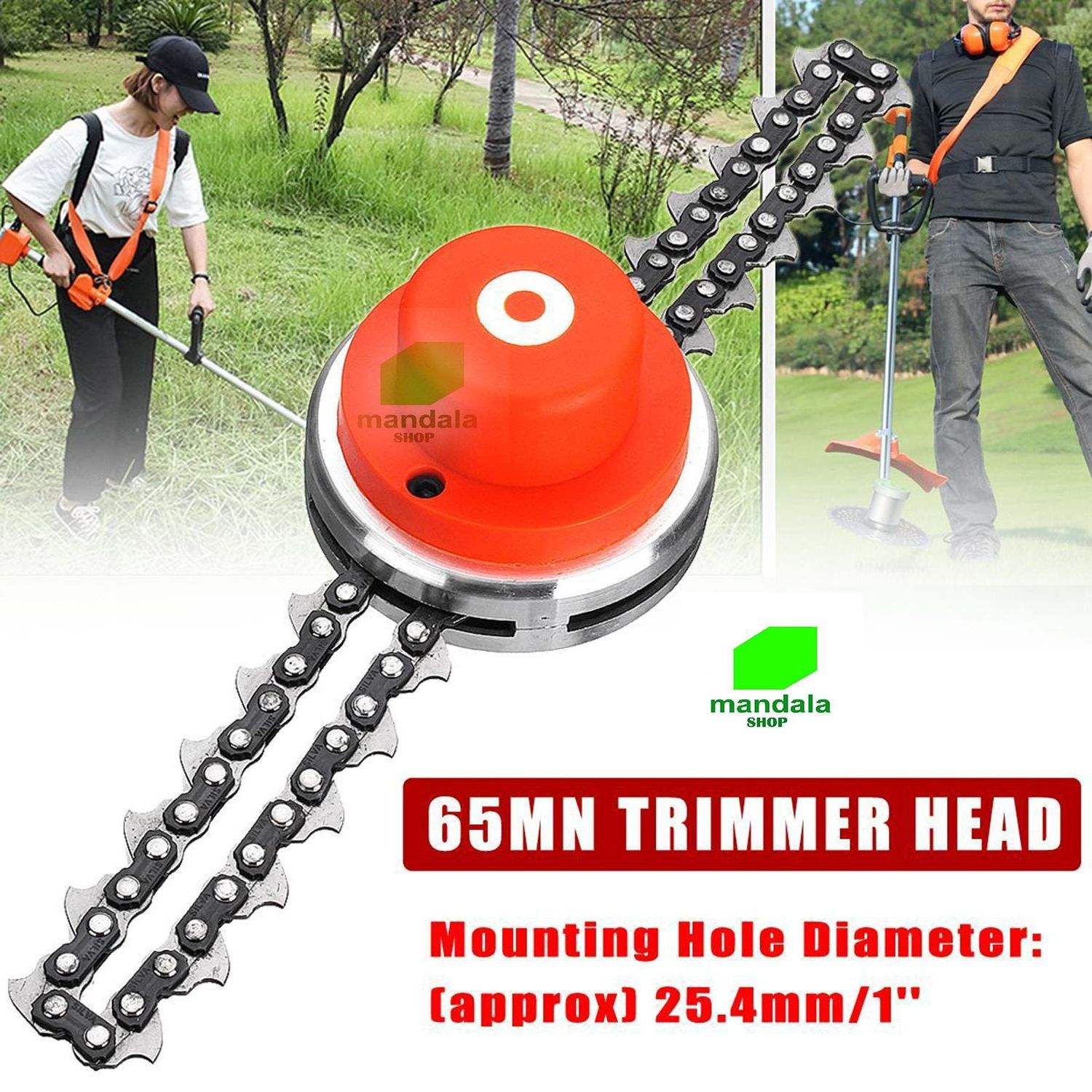 Bát xích quật cỏ, Bát cắt cỏ, đĩa cắt cỏ bằng xích dùng cho tất cả các loại máy cắt cỏ 2 thì, 4 thì, đeo vai, đeo lưng