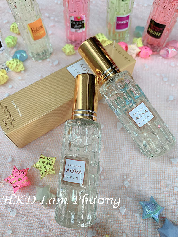 [HCM]NƯỚC HOA NỮ MINI AQUA 20ML CHUẨN PHÁP THƠM LÂU