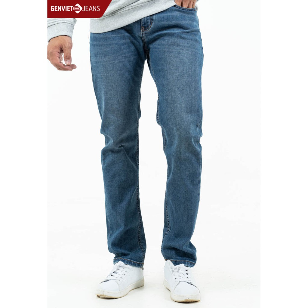 Quần dài jeans nam D1108J708 GENVIET