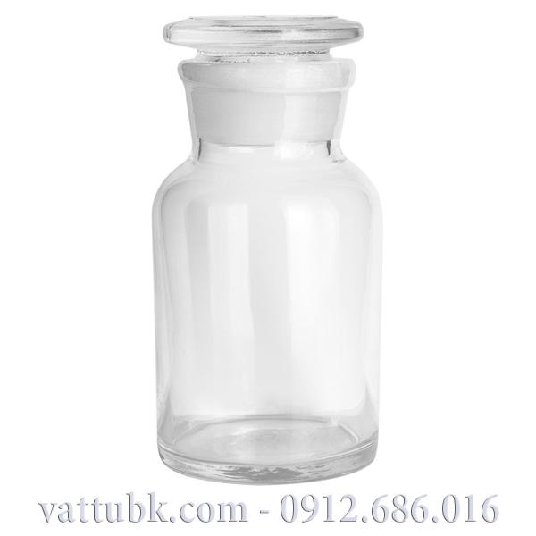 Chai trắng miệng rộng nút mài 125ml