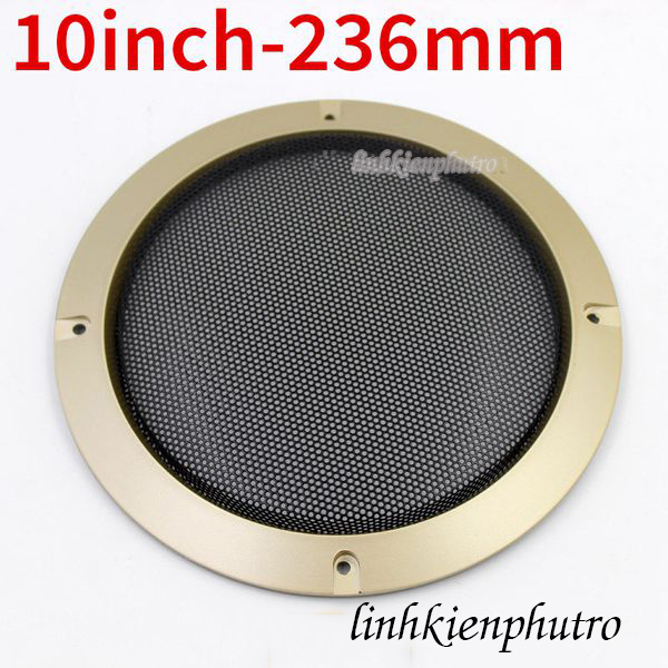 Khung bảo vệ loa dạng lưới đen viền vàng 236mm - 10inch