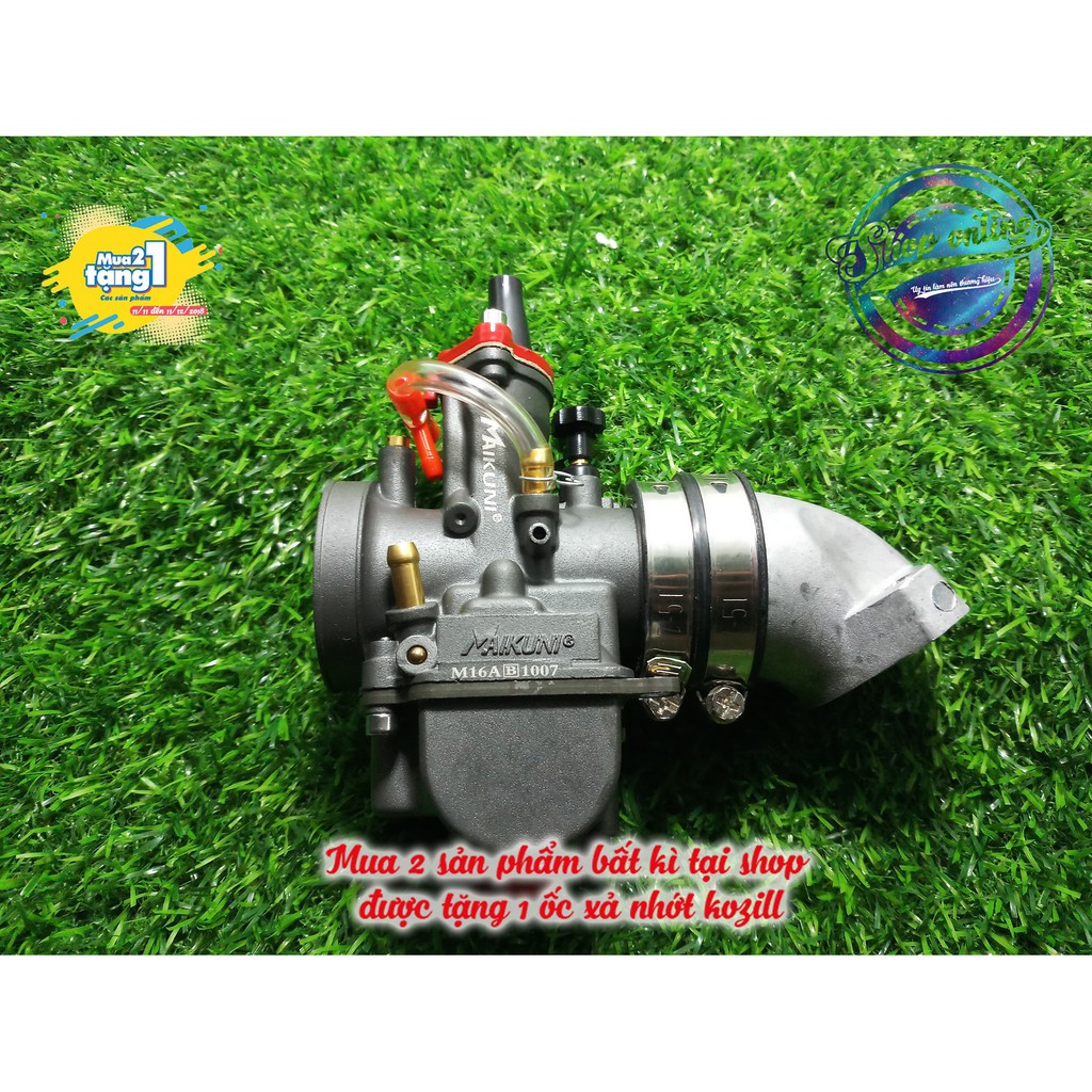 Bình Xăng Mikuni Ga Dẹp Và Co Cao Su Full Bộ Như Hình