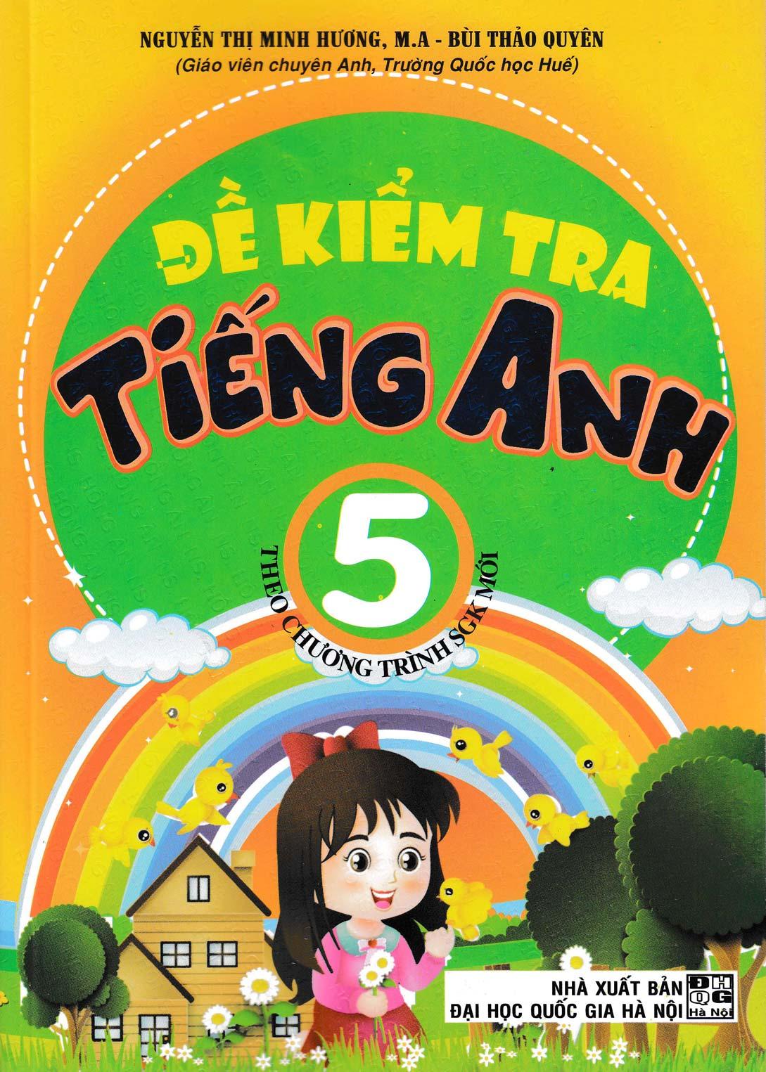 Đề kiểm tra tiếng anh 5