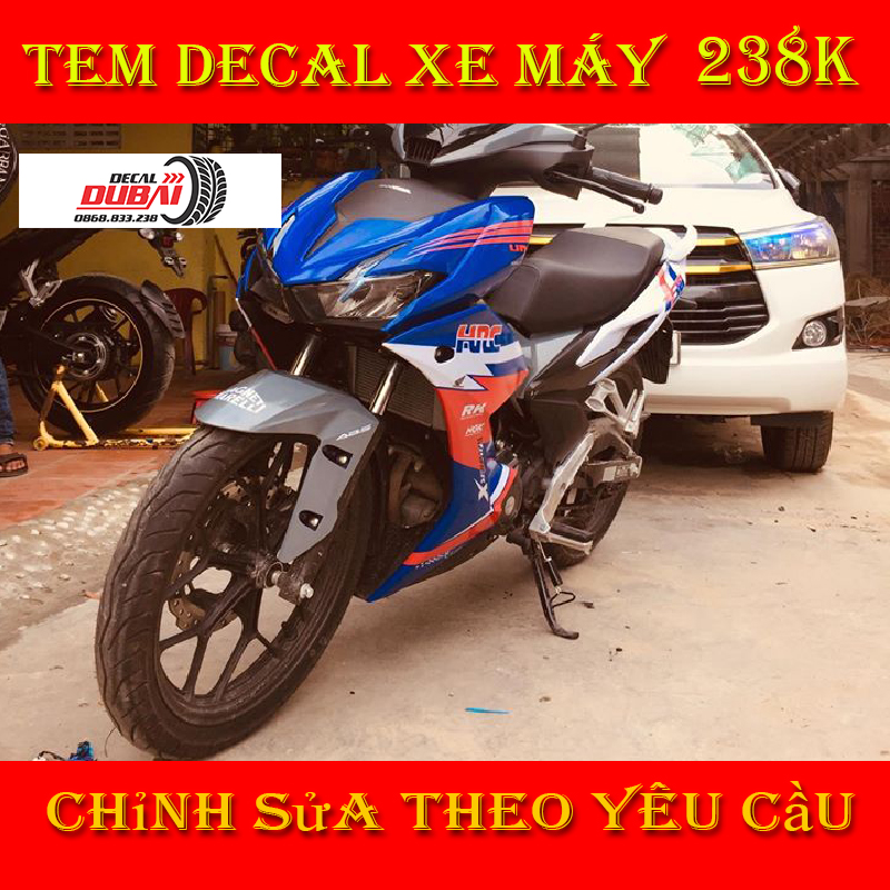 Tem Trùm Winner X HRC Xanh Đỏ