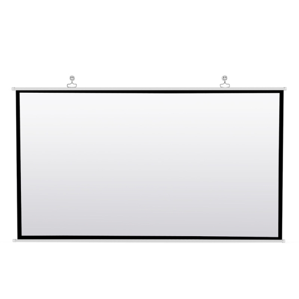 Projector Screen for Home Theater HD White Foldable Anti-Crease