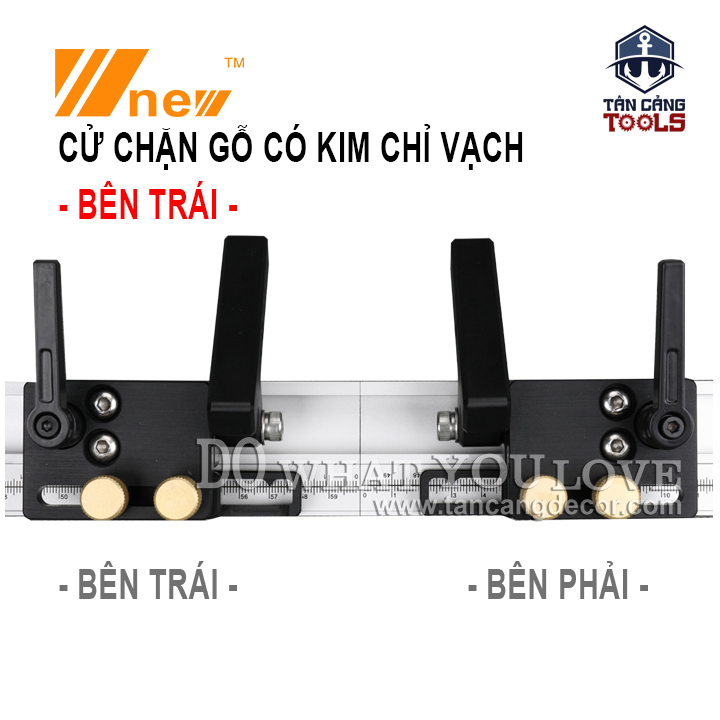 Bộ Cử Chặn Gỗ Wnew Có Kim Chỉ Vạch