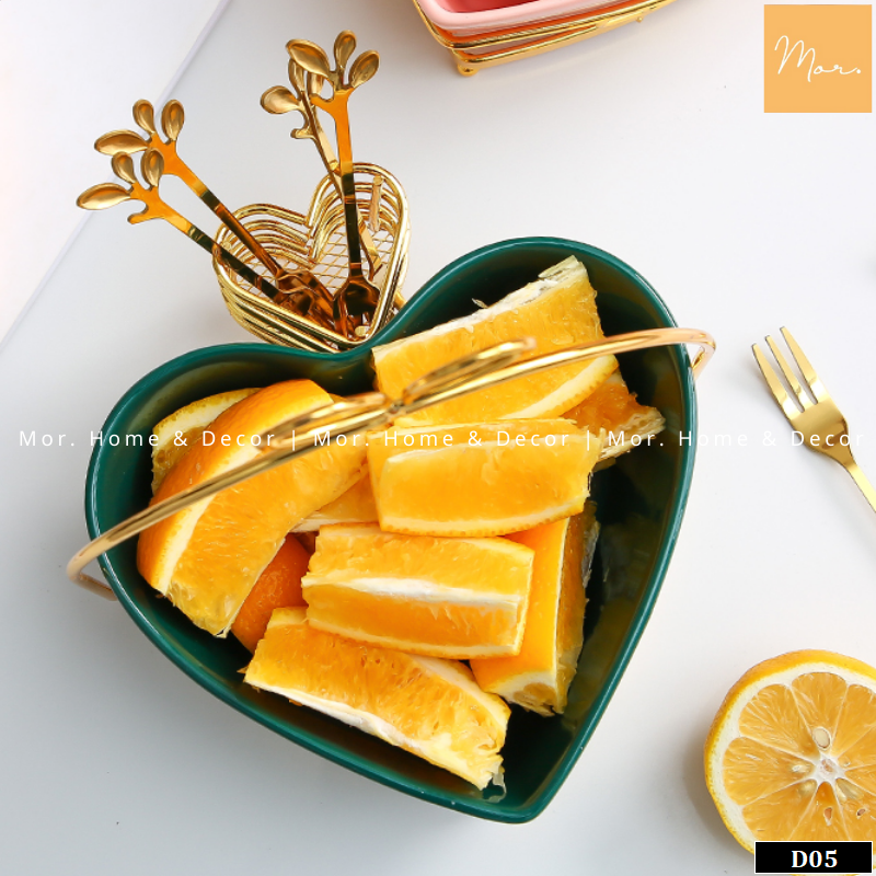 Giỏ sứ đựng hoa quả, bánh kẹo - D05