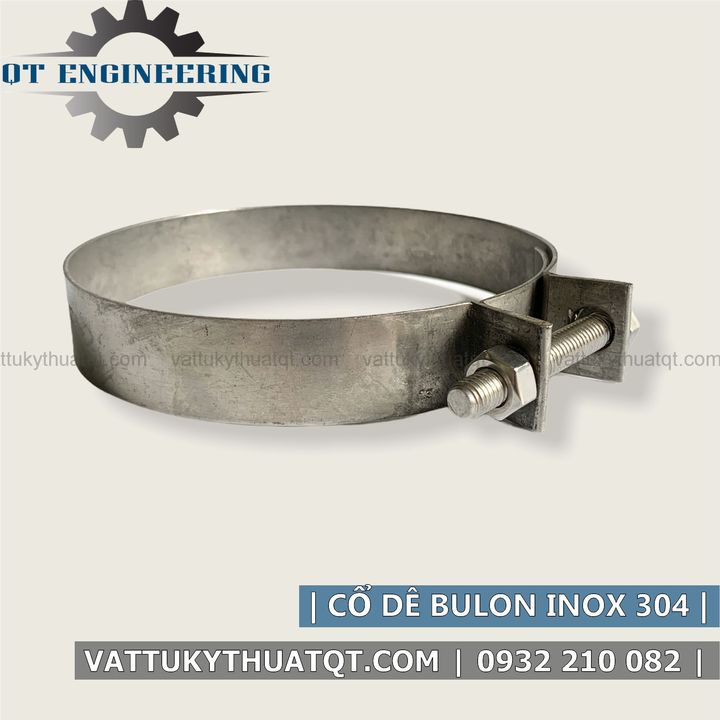Cổ Dê Bulong Inox 304  (Phi 55,65,80,95,125) | VATTUKYTHUATQT.COM