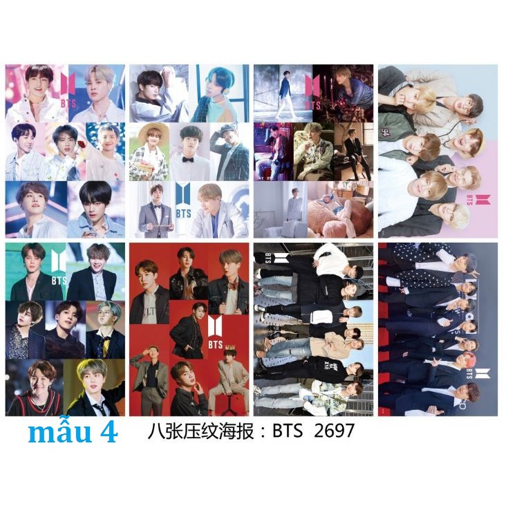 POSTER BTS khổ a3 (cả nhóm)