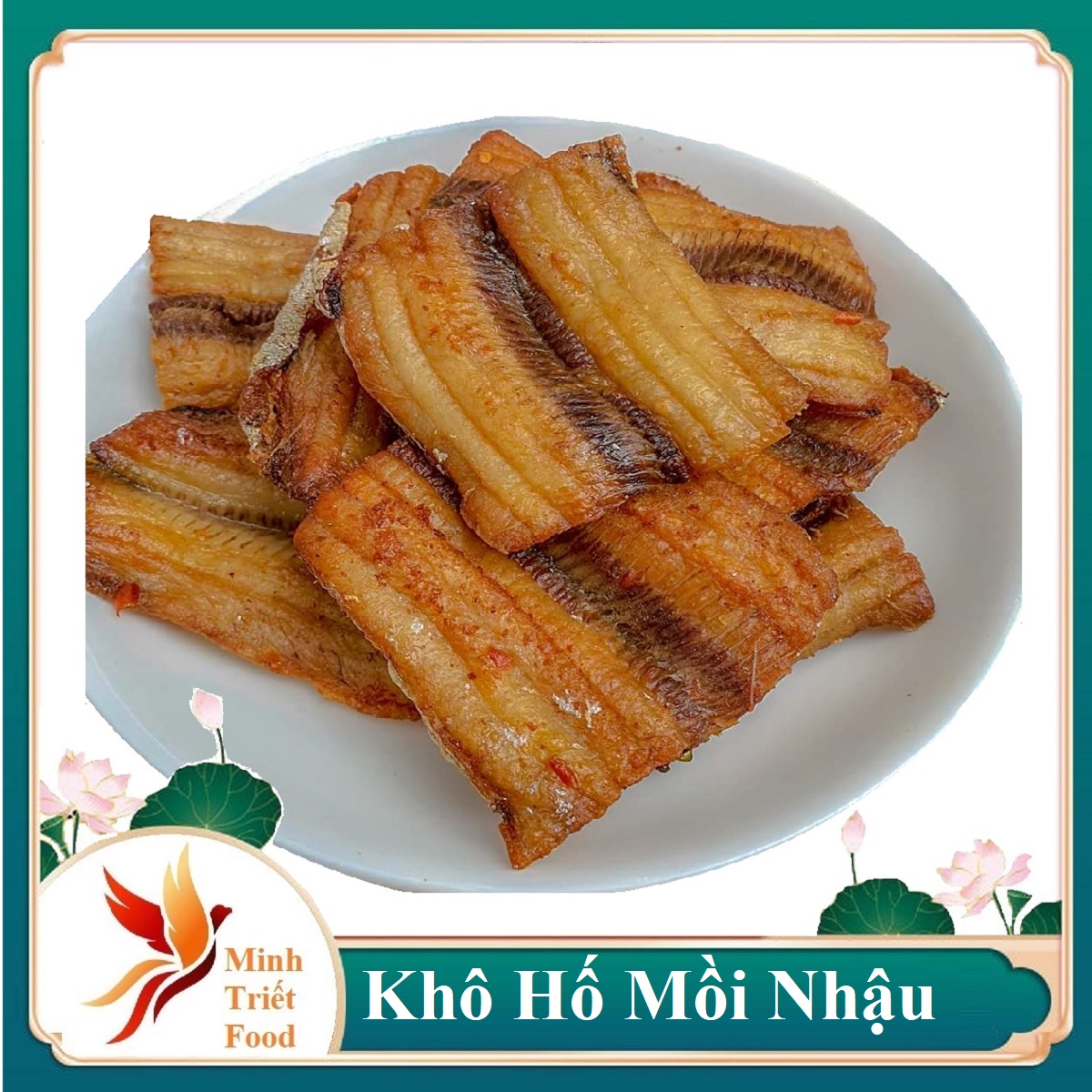 Cá Hố Biển Khô cá Hố thơm ngon 500GR KHÔ CÁ HỐ LẠC ĐĂC SẢN MINH TRIẾT CÀ MAU GIÁ SĨ