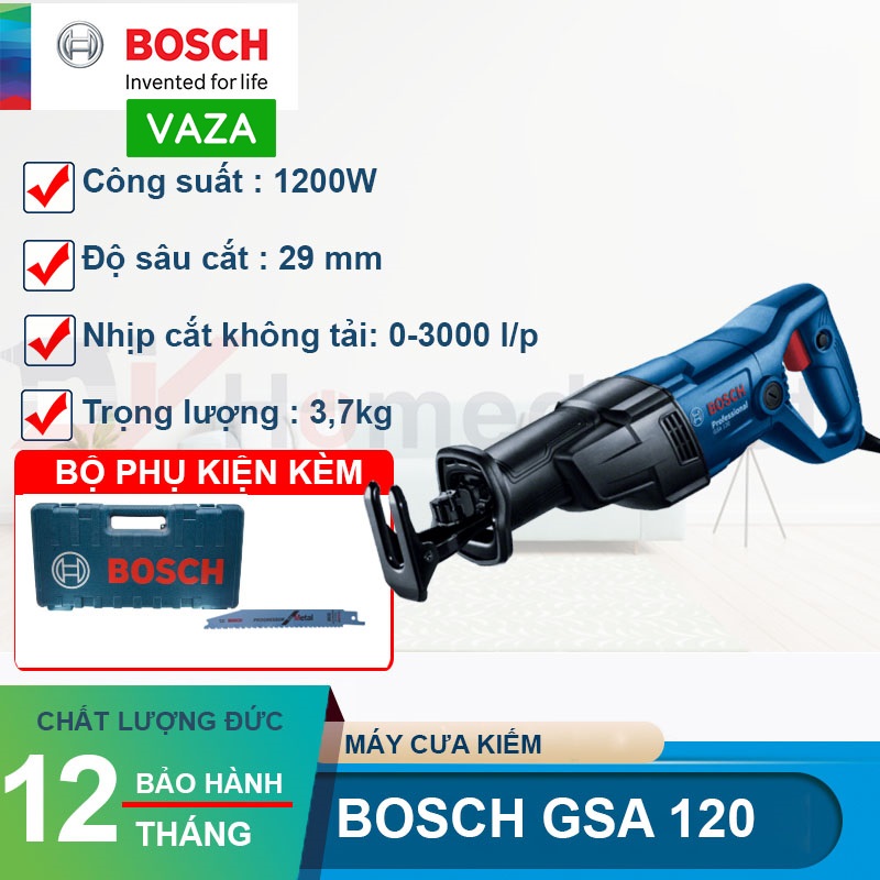 Máy Cưa Kiếm Bosch GSA 120 -1200W