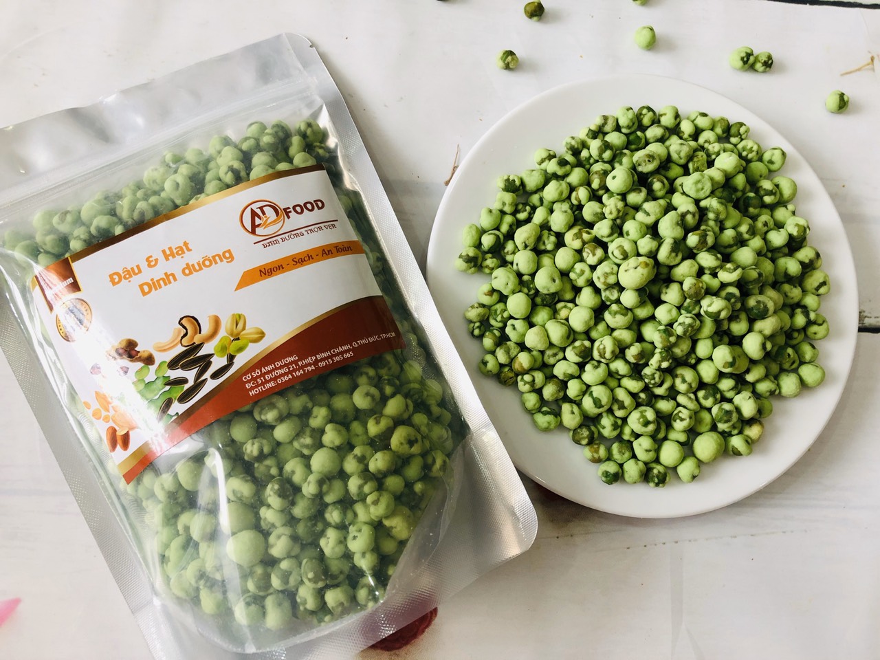 500g ĐẬU HÀ LAN WASABI - doanvat_hangduong
