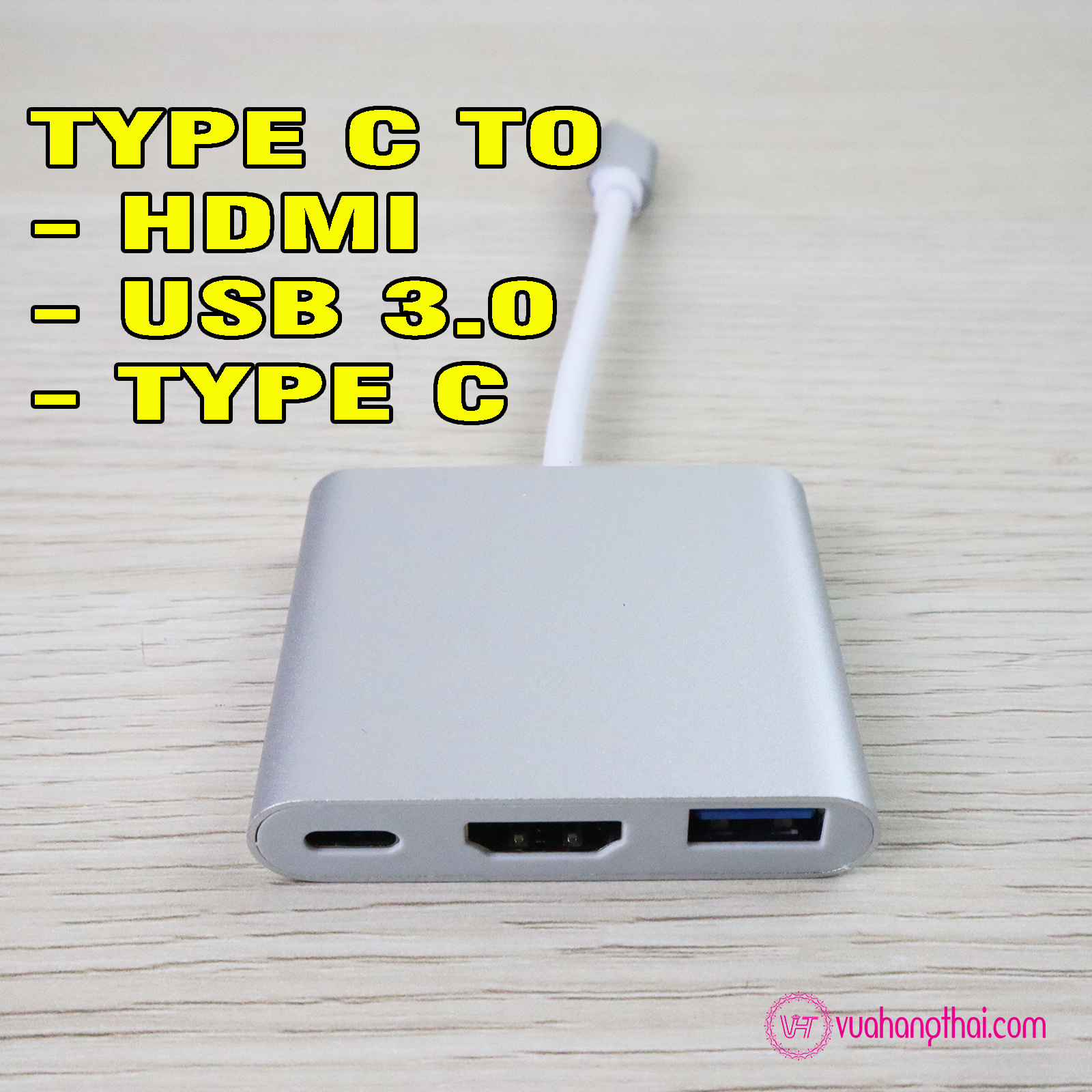 Cáp chuyển cổng usb type c to hdmi 4k - usb 3.0 - usb type c