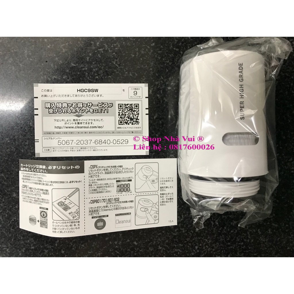 [HCM]Lõi Lọc Nước Mitsubishi Cleansui HGC9S