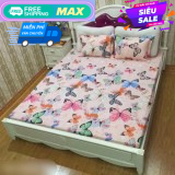 Bộ ga gối poly cotton bướm m6/m8 (revatot)
