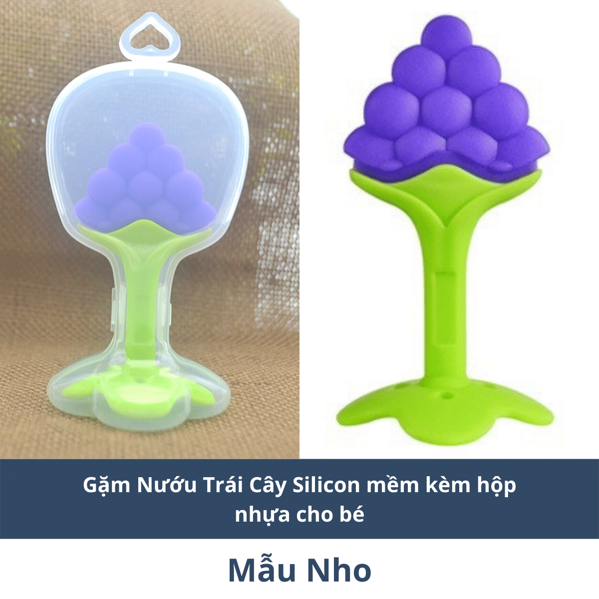 Gặm nướu pigeon hình trái táo cho bé