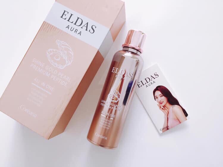 [Hoàn Tiền 8%]Tế bào gốc Eldas Aura Peptide Gold (chai 100ml)