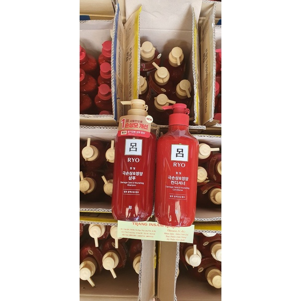 [Hàng mới về] Dầu Gội/Xả Ryo Đỏ Số 1 Hàn Quốc Chai 550ml
