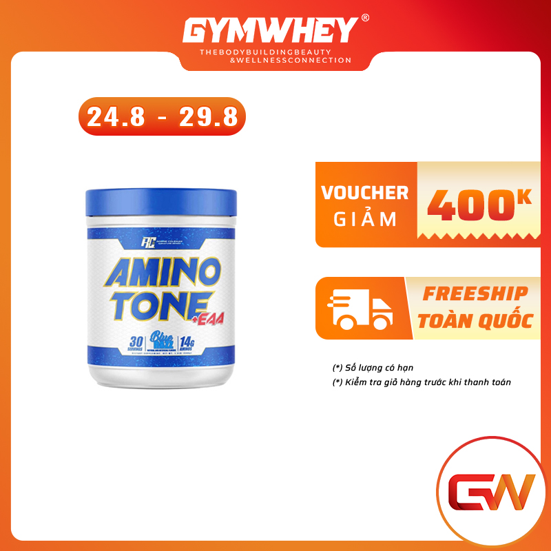 Thực Phẩm Bổ Sung Hỗ Trợ Phục Hồi C ơ B ắ p Ronnie Coleman Amino Tone + EAA ( 30 lần dùng )