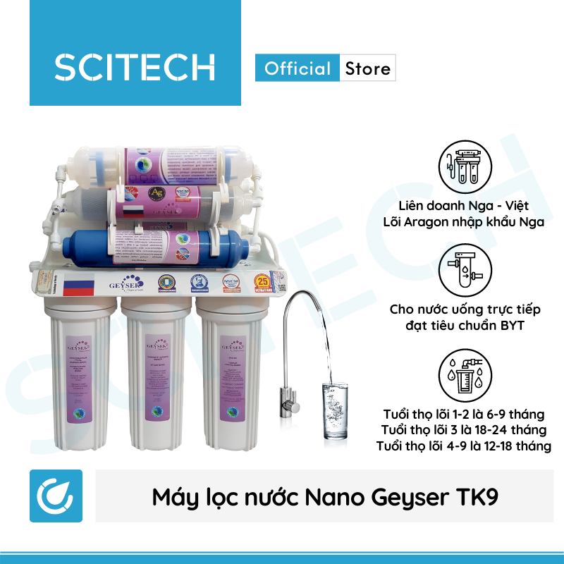 [HCM]Máy lọc nước Nano Geyser TK9