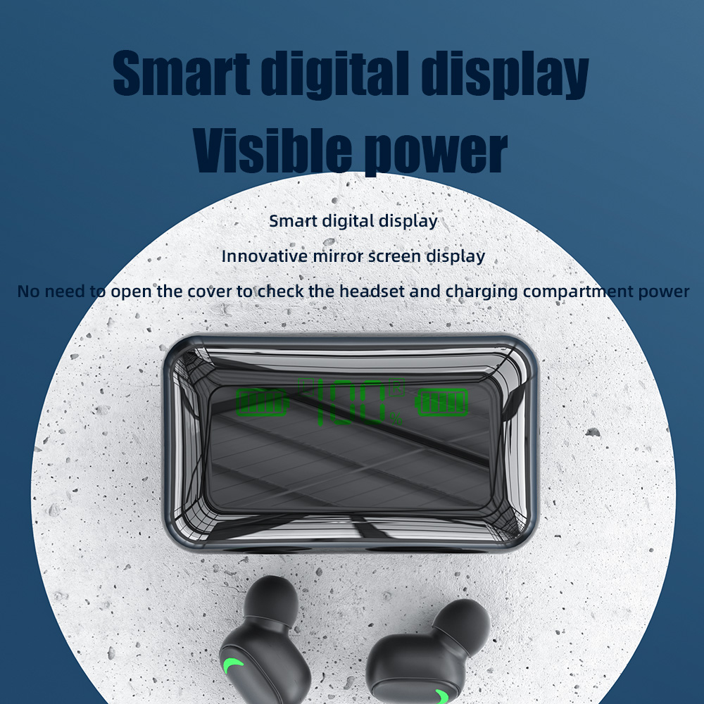 Tai Nghe Bluetooth 5.1 Mạnh Mẽ Pin 1200mah Cực Trâu Mic Đàm Thoại 2 Bên Hỗ Trợ Mọi Dòng Máy, Tai Nghe Bluetooth Không Dây E10, Tai Nghe Nhét Tai Không Dây