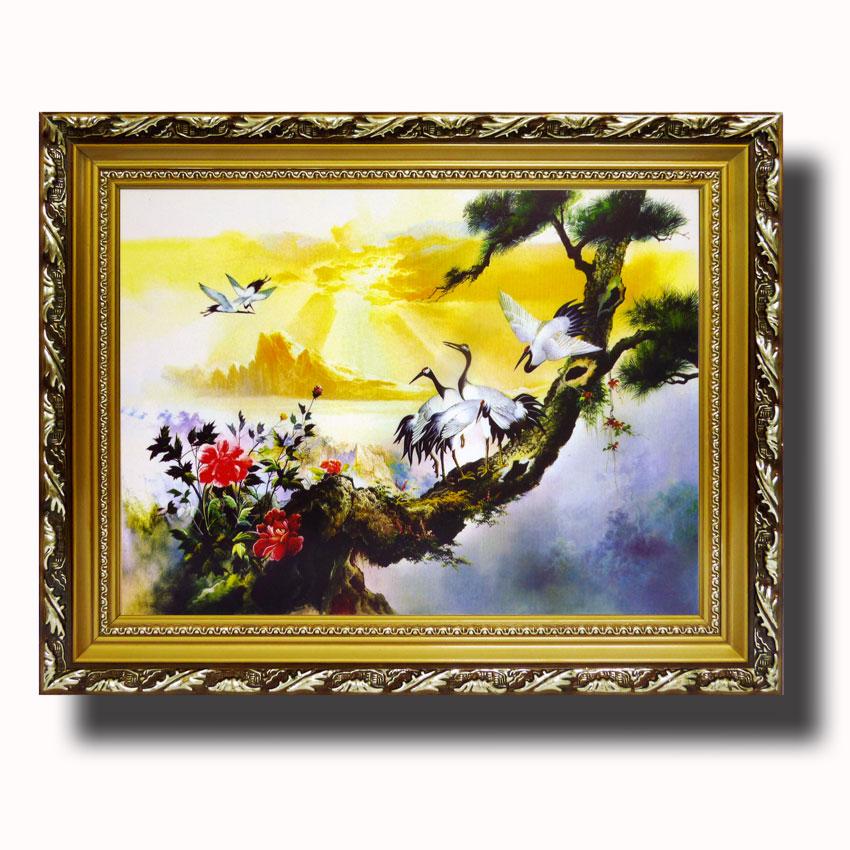 Tranh treo tường - Gia Đình Hạnh Phúc 16 - Tranh Minh Hiền (KHUNG GỖ - 60 x 70cm)