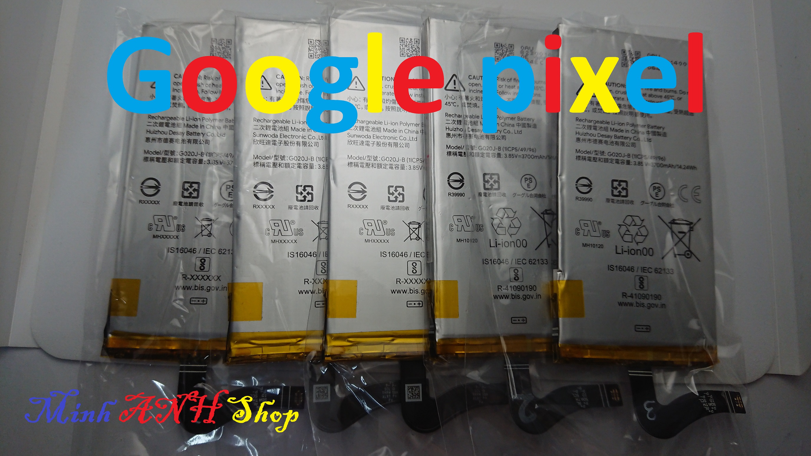 PIN ZIN NEW-ORIGINAL BATTERY GOOGLE PIXEL 4XL : G020J-B