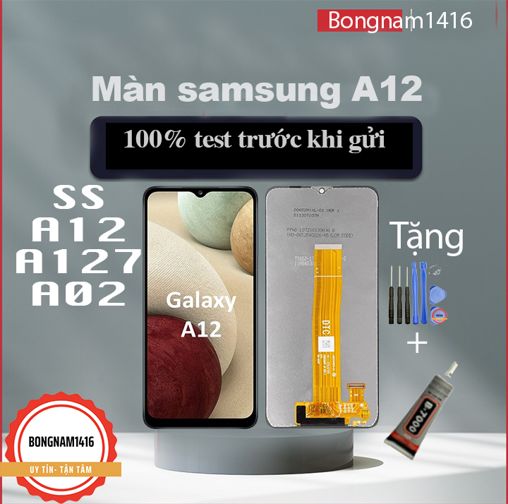 Màn hình samsung samsung a02 / a022g / a12 / a125f / a32-5g / a326 / m02 / m022f / a42-5g tặng kèm bộ sửa 8 keo dán trong 1