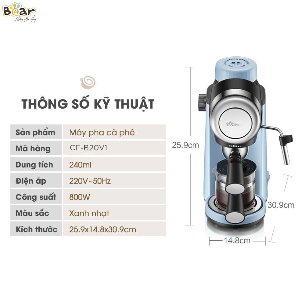 Máy pha cà phê tự động Bear CF-B02V1 (KFJ-A02N1) - Gian Hàng Chính Hãng