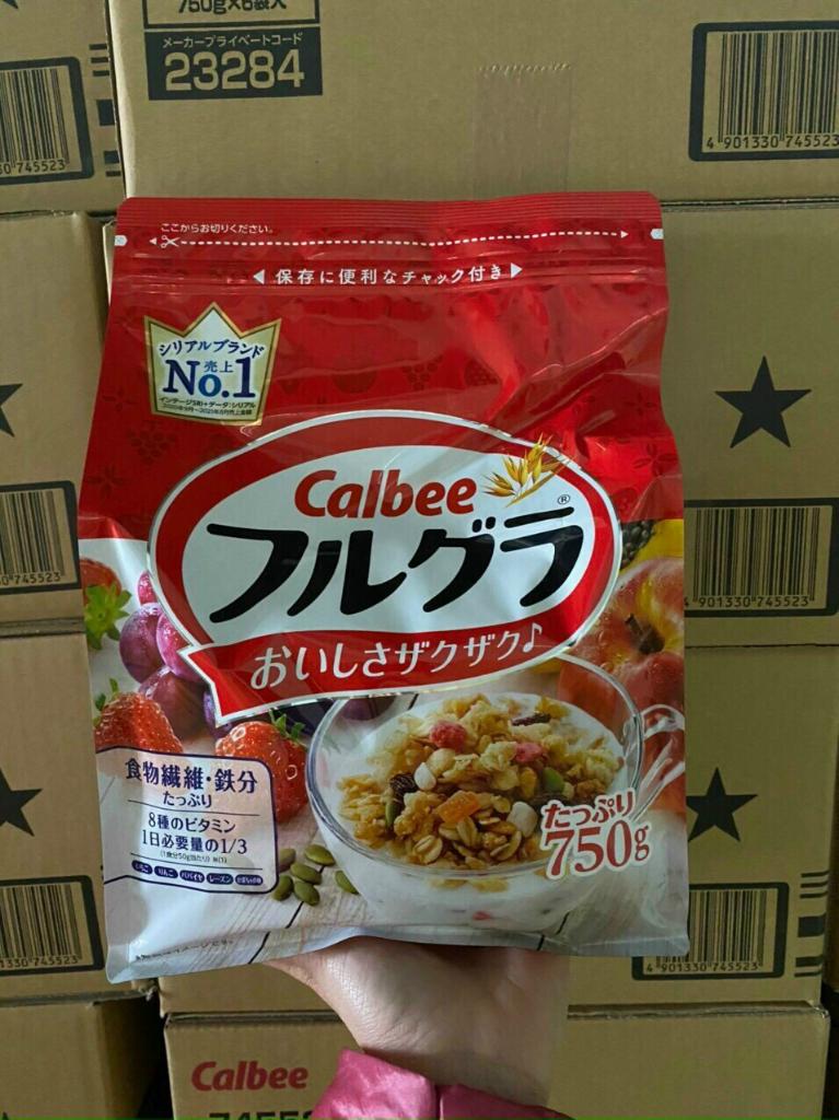 Ngũ cốc Calbee mẫu mới 700g nội địa Nhật Bản