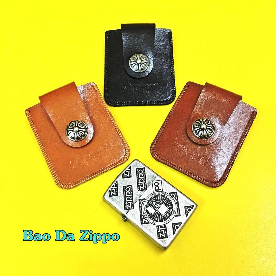 (GIÁ RẺ GIÁ RẺ) BAO DA ZIPPO DA BÊN TRONG MỀM VÀ MỊN